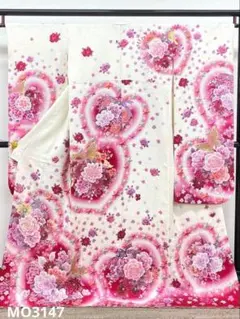 振袖 豪華 金彩 紋意匠 ラメ刺繍 牡丹 桜 梅 身丈168cm MO3117 - メルカリ