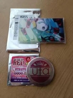 【新品】ワンピース FILM RED ウタ アクリルスタンド ＆ 缶バッチ