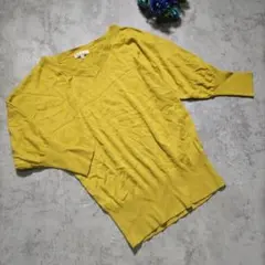 Rope Picnic　ロペピクニック　ニット　薄手　イエロー