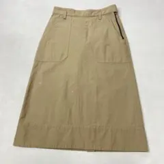 MHL. マーガレットハウエル ナチュラルウォッシュドコットン スカート