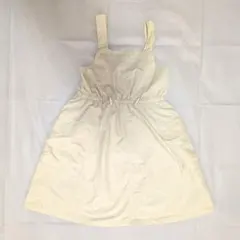 GU ナイロン ジャンパースカート 120cm アイボリー