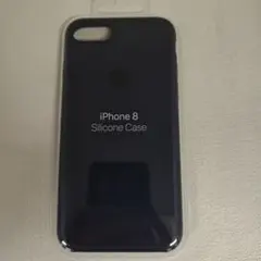 (a2)iPhone 8 シリコンケース ダークブルー
