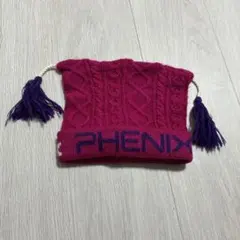 冬物 phenix ニット帽 キッズ ネコ耳 帽子 ビーニー帽