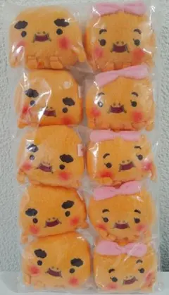 非売品　やきおにお・やきおにこ　ニッスイ大きな焼きおにぎりマスコット10点まとめ