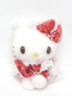 ☆良品☆ サンリオ ハローキティ イチゴマン ぬいぐるみ(タグ付き) 約