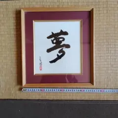大松博文さん直筆サイン色紙 額入り - メルカリ