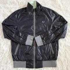 FRED PERRY フレッドペリー リバーシブル ブルゾン ブラック グリーン