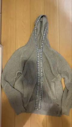 DIESEL グレー フルジップ パーカー