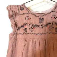 美品　ZARA baby 刺繍サロペット　104㎝