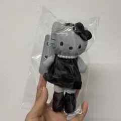 ハローキティ　足長スタイルアップマスコット　￼ ￼グレー￼￼ ブラックエンジェル