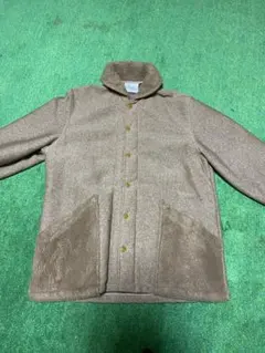 【a2790】Gem Sportswear 米国製 ボアジャケット ベージュ M