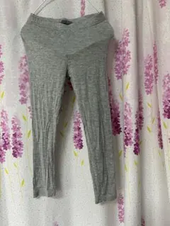 H M &JL グレー ストレッチ レギンス 約76cm丈