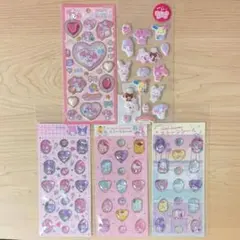 国内正規品☆サンリオ キティ ストーンシール キラキラジュエル ぷくっとシール