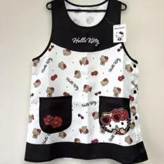 ꒰⑅未使用⑅꒱ サンリオ♡ハローキティ♡エプロン♡M〜L♡日焼け♡ハイビスカス