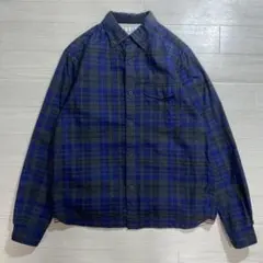 ホワイトマウンテニアリング/ボタンダウンロングスリーブシャツ/タータンチェック