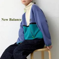 new balance フリースジャケット 1/4ZIP アノラック 試着のみ