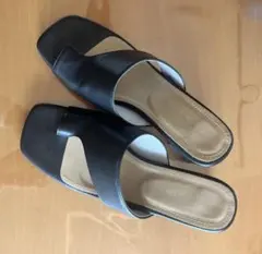 oriental trafficトングミュールサンダル ブラック