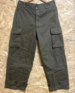 ヘリンボーン ワークパンツ