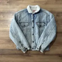 LEVI'S ボア襟付きデニムジャケット XL