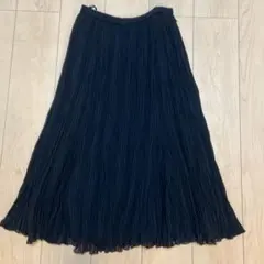 レリアン　プリーツスカート　黒