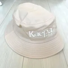 【新品未使用タグ付き✨】kaepa★バケットハット アイボリー白ロゴ帽子ケイパ