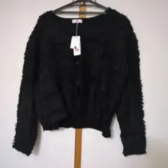 【新品未使用】RyuRyuループヤーンショートジャケット