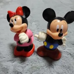ディズニー　ミッキー　ミニー　貯金箱　レトロ 昭和のサムネイル