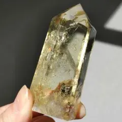 【一点物】高品質✨虹入り シトリン 原石 ポリッシュ 研磨 インテリア✩.*˚ 極上虹入り✨高透明 シトリン ポイント 原石 レインボー 金運 浄化