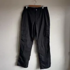 カーゴパンツ　ワークパンツ　長ズボン　黒　ブラック　メンズ　レディース　春夏秋冬