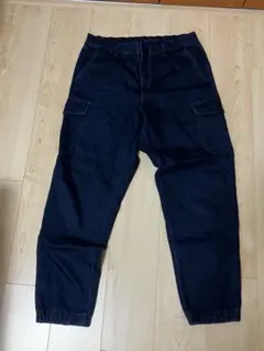 ユニクロ カーゴ ジョガーパンツ デニム Mサイズ