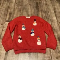 H&M クリスマス　雪だるまセーター