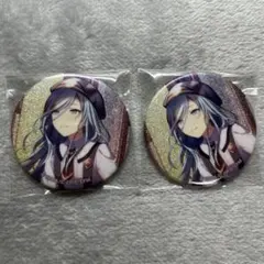日野森雫 グリ缶 32a 2個セット プロセカ グリッター缶バッジ