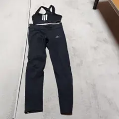 美品　adidas ALPHASKIN ヨガウェア 上下セット　S　ブラック