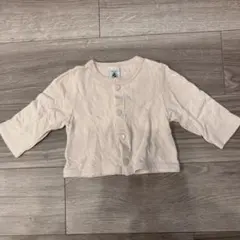PETIT BATEAU ピンクカーディガン 12m/74cm