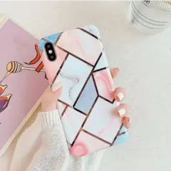 大理石風　iPhoneケース