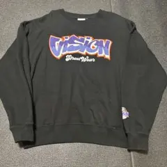 VISION STREET WEAR ブラック トレーナー M