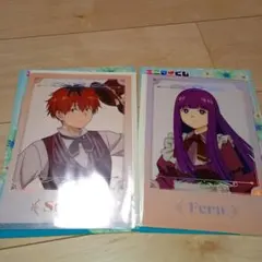 葬送のフリーレン　エニマイくじ　クリアポスター　　フェルン　シュタルク