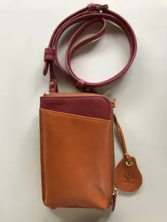 Atlanta アトランタ　牛革　ウォレットショルダー