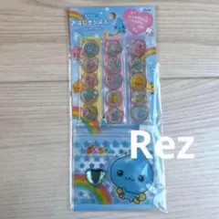 ボンボンドロップシール　しずくちゃん　みるみるちゃん おはじきシール