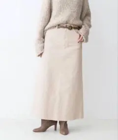 Spick & Span 5 1/2デニムマキシスカート