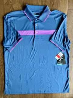【美品】人気 PGA TOUR 半袖ポロシャツ ボタンダウン ネイビー