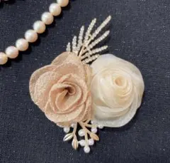 NO.11ハンドメイドコサージュ 入学式卒業式 入園式　卒園式