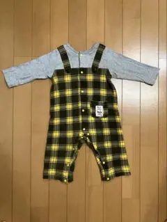 ロンパース・カバーオール チェック柄