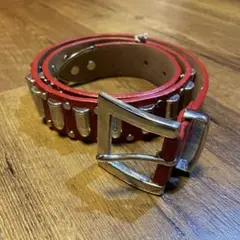 y2k archive c-boy led leather belt銃弾スタッズ