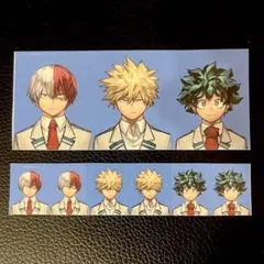 最強ジャンプ 3月号 付録 顔写真風ステッカー セット 証明写真
