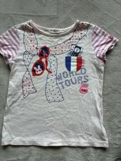 ミキハウス　Tシャツ110 女の子　うさちゃんのサムネイル