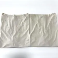 エアリズムデオドラントメッシュVネックT ベージュL 2枚セット