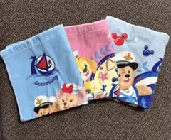 新品 香港ディズニーランド 14周年 ダッフィーフレンズ タオル3枚セット