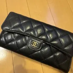 ♡*♡様 CHANEL キルティング ブラックレザー 長財布