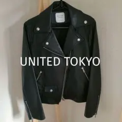 UNITED TOKYO　本革　レザー　ライダースジャケット　美品